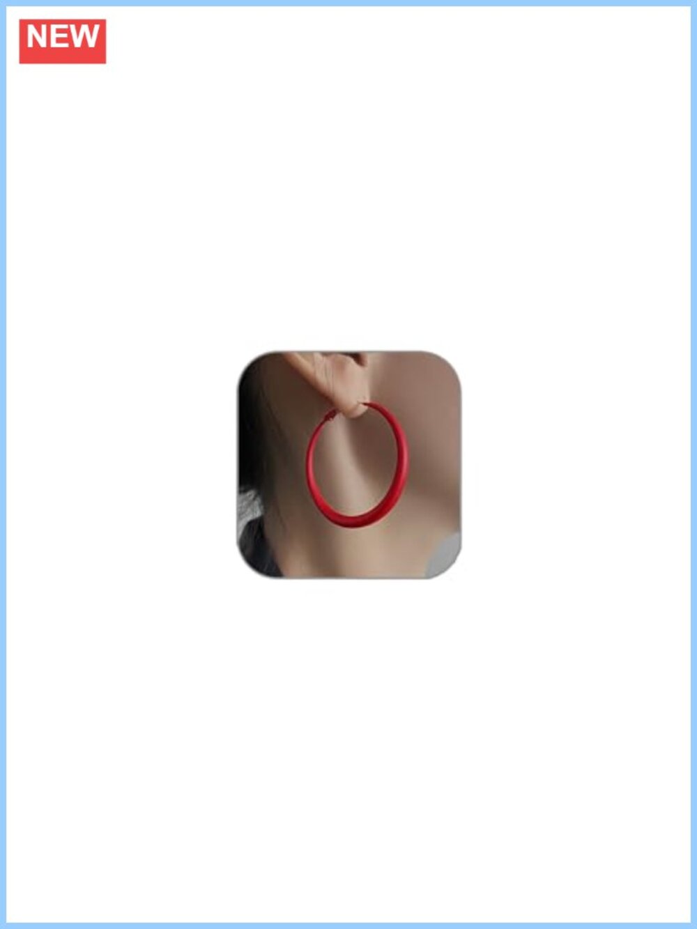 Oversized Hoop Earrings Women 2 inch Stainless Steel Hypoallergenic Statement